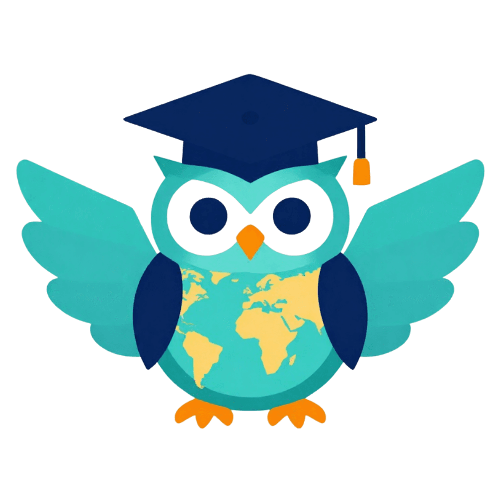 Be Worldschooler — búho mascota